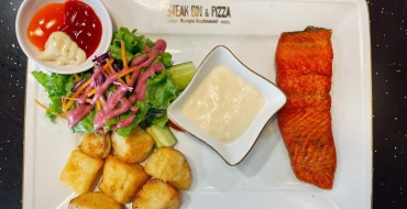 Cá hồi sốt wasabi