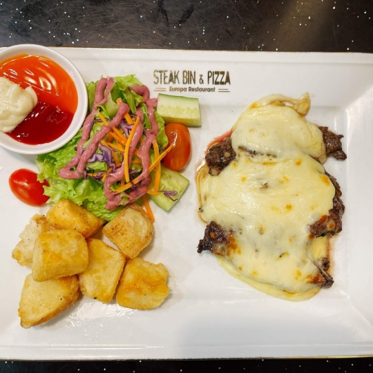 Bò Mỹ đút lò phomai cheese